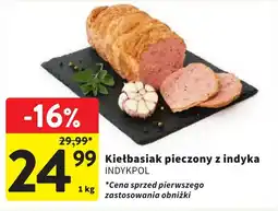 Intermarche Kiełbasiak pieczony z indyka INDYKPOL, 1 kg oferta