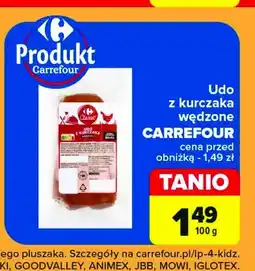 Carrefour Market Udo z kurczaka wędzone Carrefour classic oferta