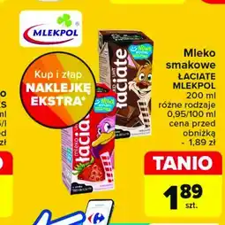 Carrefour Market Mleko czekoladowe Łaciate oferta