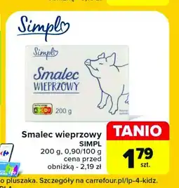 Carrefour Market Smalec wieprzowy Simpl oferta