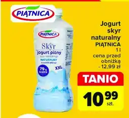 Carrefour Market Jogurt pitny naturalny Piątnica skyr oferta