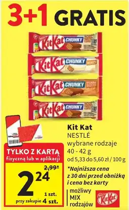 Intermarche Kit Kat NESTLÉ, 40-42 g oferta