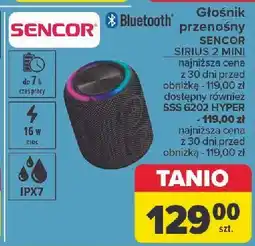 Carrefour Głośnik sirius 2 mini Sencor oferta