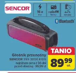 Carrefour Głośnik kids sss 3000 Sencor oferta