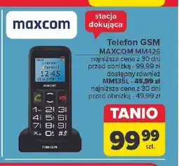 Carrefour Telefon komórkowy mm426 czarny Maxcom oferta