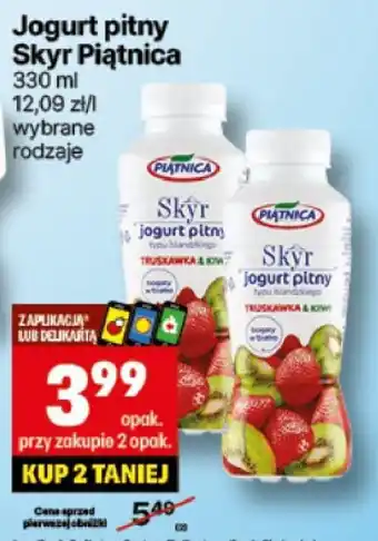 Delikatesy Centrum Jogurt pitny Skyr Piątnica oferta