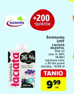 Carrefour Market Śmietanka 36 % Łaciata oferta