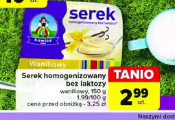 Carrefour Serek waniliowy bez laktozy Łowicz 1906 łowicki oferta