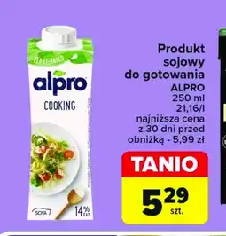 Carrefour Market Napój sojowy do gotowania Alpro cooking oferta
