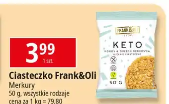 E.Leclerc Ciasteczko keto kokos & orzechy nerkowca Frank&oli oferta