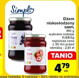 Carrefour Market Dżem z czarnej porzeczki Simpl oferta