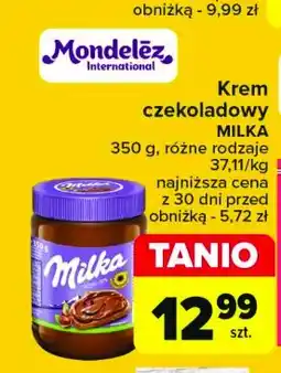 Carrefour Market Krem czekoladowo-orzechowy Milka oferta