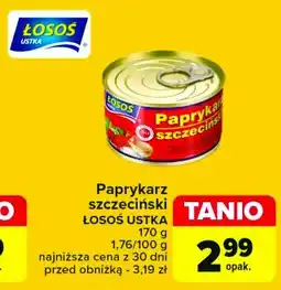 Carrefour Paprykarz szczeciński Łosoś ustka oferta