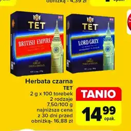 Carrefour Market Herbata Tet lord grey oferta