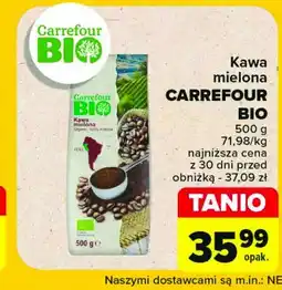 Carrefour Market Kawa arabica Carrefour bio oferta