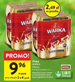 Intermarche Piwo WARKA oferta