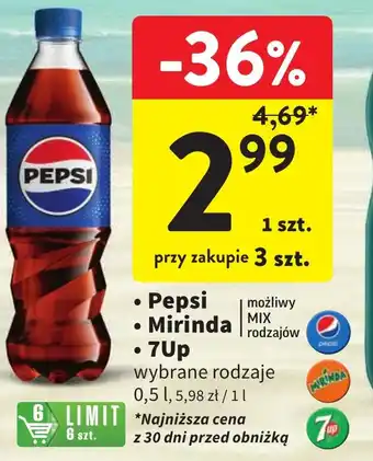 Intermarche Pepsi Mirinda 7Up oferta