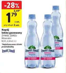Intermarche Napój lekko gazowany ŻYWIEC ZDRÓJ oferta