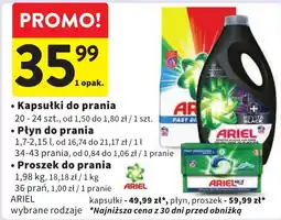 Intermarche Kapsułki do prania/Płyn do prania/Proszek do prania ARIEL oferta