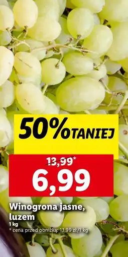Lidl Winogrono jasne oferta