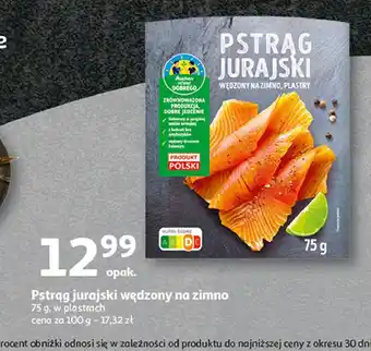 Auchan Pstrąg jurajski wędzony na zimno Auchan Pewni Dobrego oferta