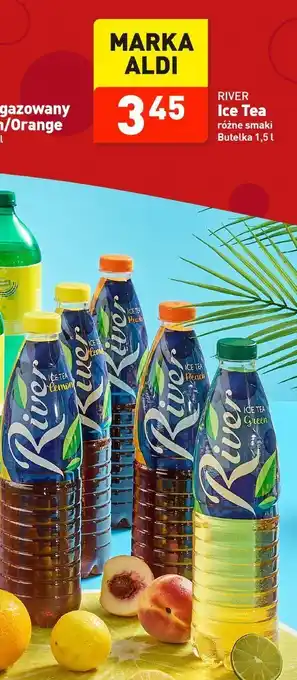 ALDI Napój ice tea green River oferta