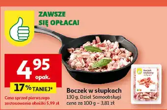 Auchan Boczek w słupkach Podniesiony Kciuk oferta