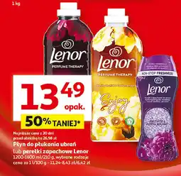 Auchan Płyn do płukania enjoy Lenor oferta
