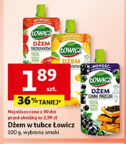 Auchan Dżem truskawkowy Łowicz 100% Z Owoców oferta