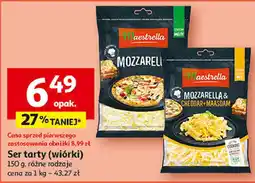 Auchan Mix serów mozzarella & cheddar + maasdam Maestrella oferta
