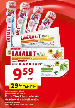 Auchan Pasta do zębów 0-2 Lacalut Baby oferta