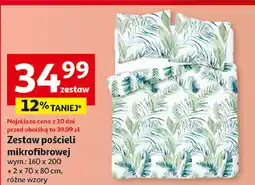 Auchan Komplet pościeli z mikrofibry 160 x 200 xm + 2x 70 80 cm oferta