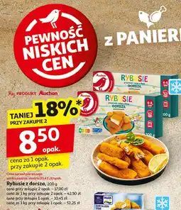 Auchan Rybusie z dorsza Auchan Różnorodne (Logo Czerwone) oferta