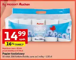 Auchan Papier toaletowy biały Auchan oferta