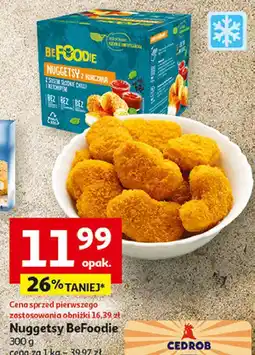 Auchan Nuggetsy z kurczaka w tempurze Be Foodie oferta