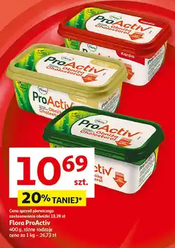 Auchan Margaryna original Flora Pro-Activ oferta