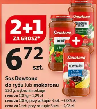 Auchan Sos boloński z bazylią Dawtona oferta