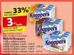 Auchan Wafelek jogurtowy Knoppers oferta