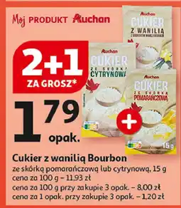 Auchan Cukier z wanilią Auchan oferta