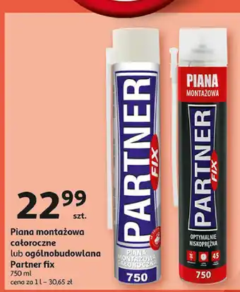 Auchan Pianka montażowa całoroczna Partner oferta