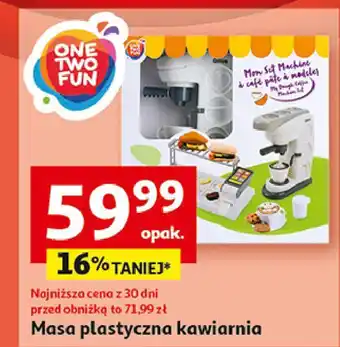 Auchan Masa plastyczna kawiarnia One Two Fun oferta