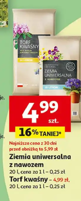 Auchan Ziemia uniwersalna z nawozem oferta