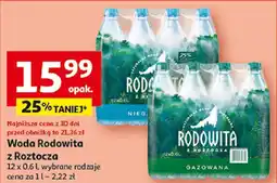 Auchan Woda Rodowita z Roztocza oferta