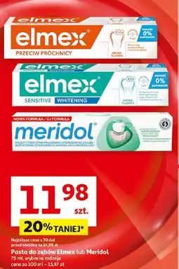 Auchan Pasta do zębów Elmex lub Meridol, 75 ml oferta
