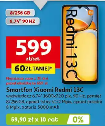Auchan Smartfon Xiaomi Redmi 13C oferta