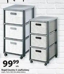 Auchan Regał Country 3-szufladowy oferta
