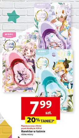 Auchan Korektor w taśmie oferta