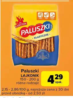Paluszki słone Lajkonik paluszki