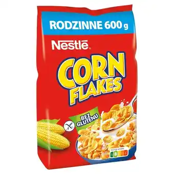 Carrefour Nestlé Corn Flakes Chrupiące płatki kukurydziane z witaminami 600 g oferta
