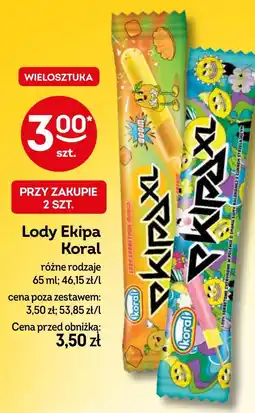 Żabka Lody Ekipa oferta